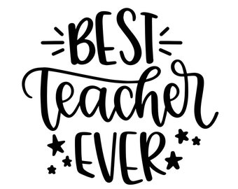 Download Best Teacher Svg Etsy