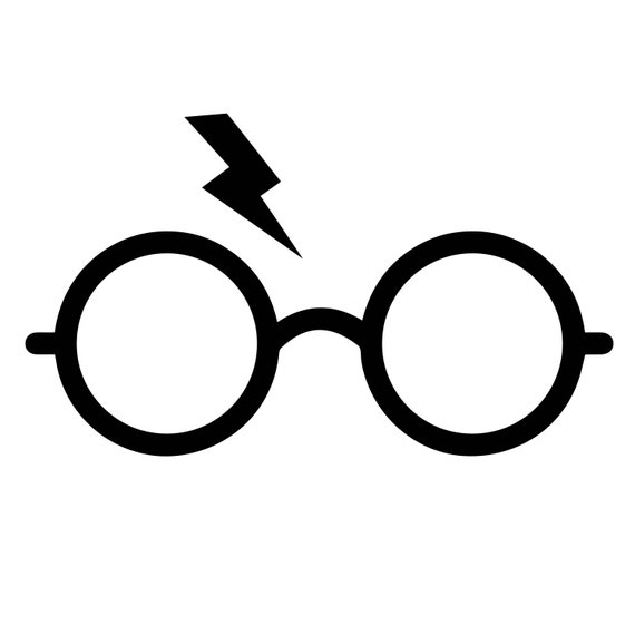 Download Harry Potter Glasses Decal Files Cut Files For Cricut Svg Etsy