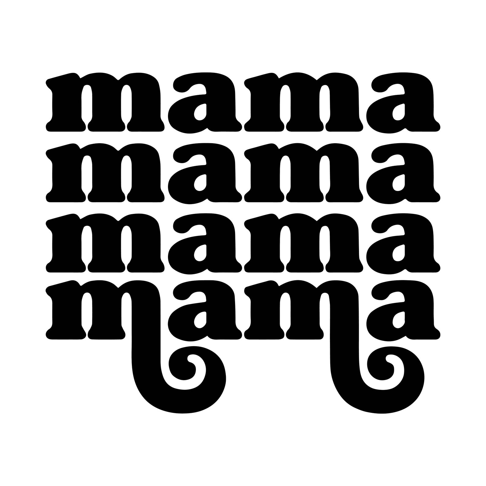 Retro Mama Decal Files cut files for cricut svg png dxf | Etsy