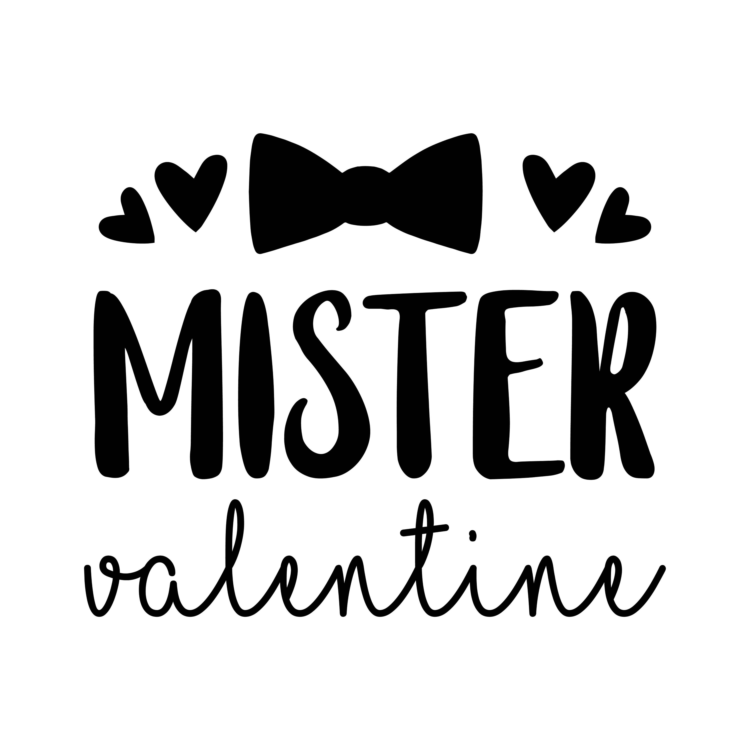 Mister Valentine Decal Files Cut Files for Cricut Svg Png Etsy
