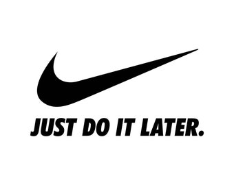 Nike Just Do It Etsy