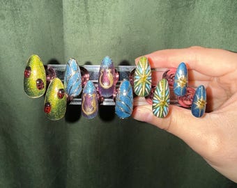 Hunger Games: Sunrise on the Reaping Inspired Press-On Nails