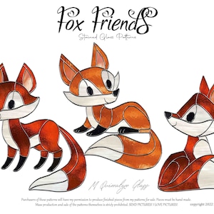 Fox Friend Stained Glass Patterns