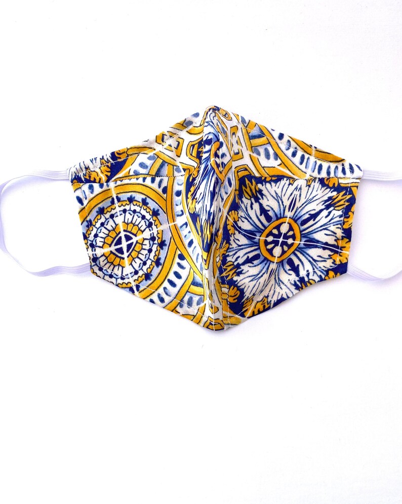 Morocco Silk Face Mask Silk Travel Mask Resuable Mask Etsy