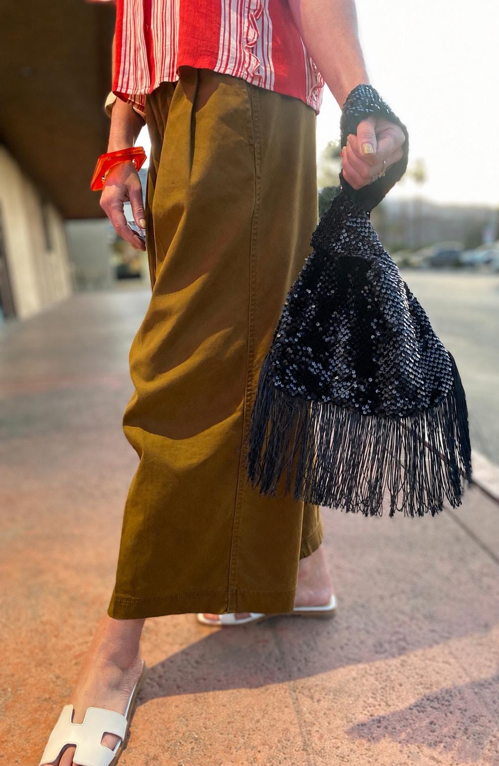 Sequin Fringe Bag - Etsy