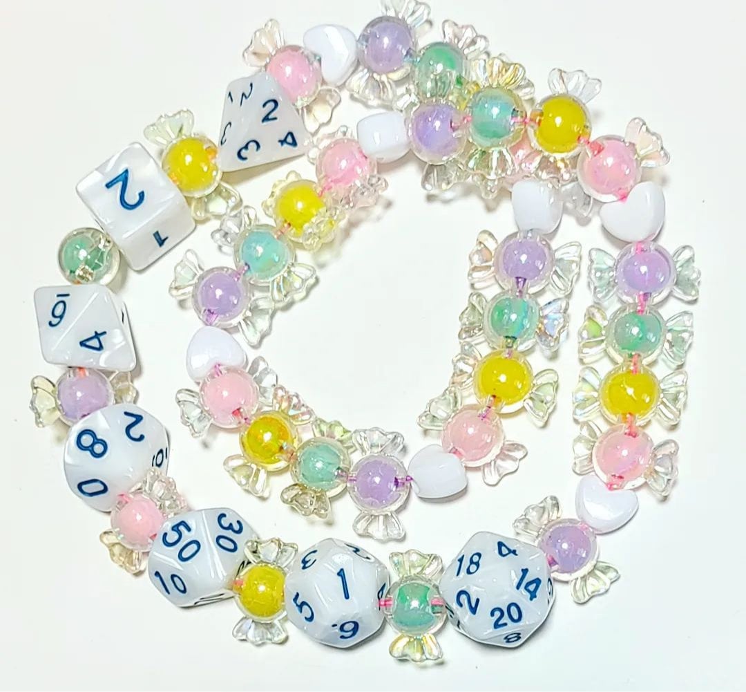PREORDER Critical Candy Pastel Rainbow Candy Stretch Necklace With