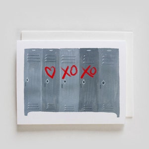 Lockers of Love XOXO Carte de vœux