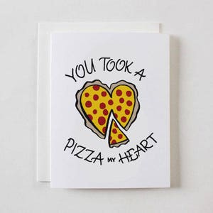 Você pegou uma pizza, meu coração
