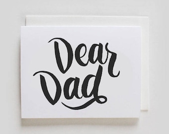 Dear Dad - Greeting Card