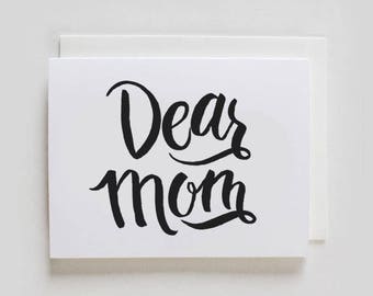 Dear Mom - Greeting Card