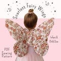 Quilted Fairy Wings Sewing Pattern | Toddler Dress Up Costume | Begginer Friendly (PDF Download)