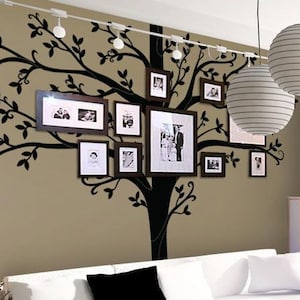 Wall decal Tall Family Tree Wall Decal Wall Decor image 1