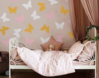 Butterflies Wall Decal, Baby Nursery And Kids Room Wall decal, Wall Decor