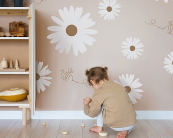 Daisy Flowers Wall Decal