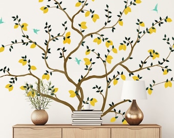 Lemon Tree II  Wall Decal - Wall Decor For Baby Nursery And Kids Room Wall Decor Gift Mom