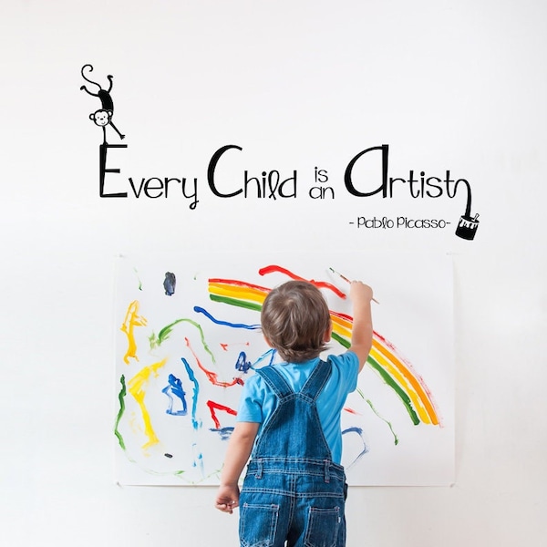 Every Child is an Artist Wall Decal Etsy