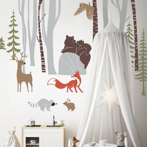 Woodland Friends Wall Decal - Nursery Decor