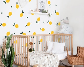 45 Lemons Wall Decal - Nursery And Kids Wall Sticker