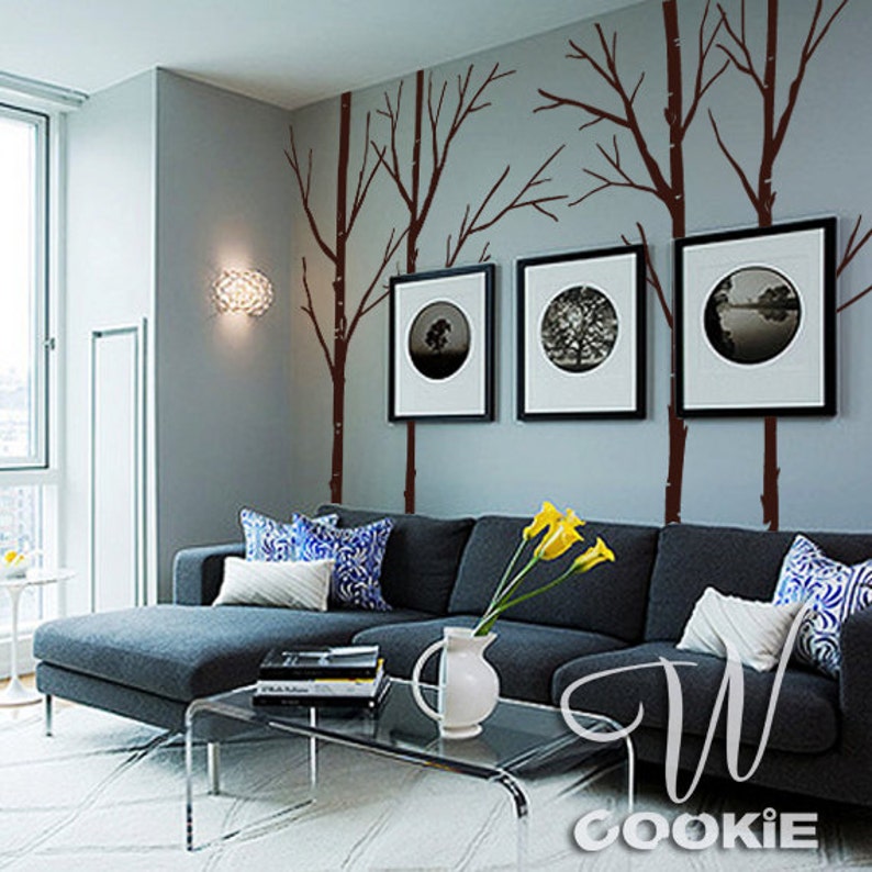 Birch Trees Nursery Tree Wall Decal Sticker