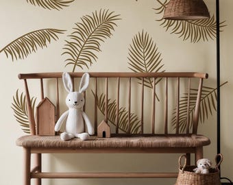 Palm Leaf Wall Decals: Tropical Nursery Decor