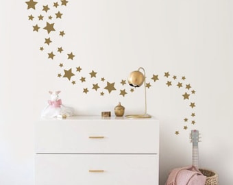 Falling Stars Wall Decal: Nursery & Kids Room Decor