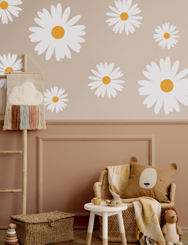 Daisy Flower Wall Decals Daisy Flowers Only