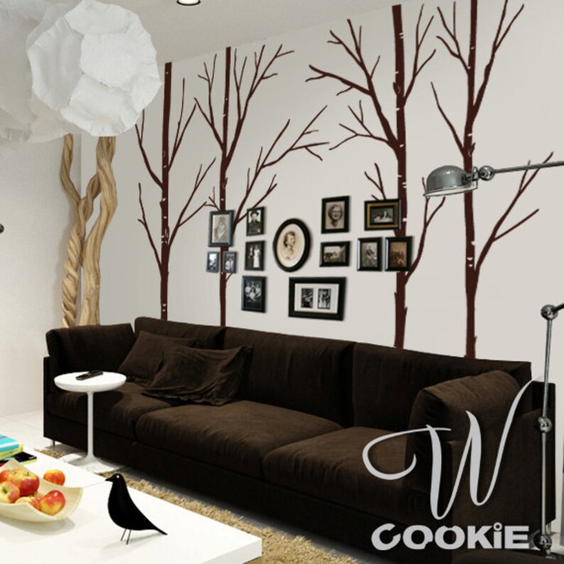 Birch Trees Nursery Tree Wall Decal Sticker