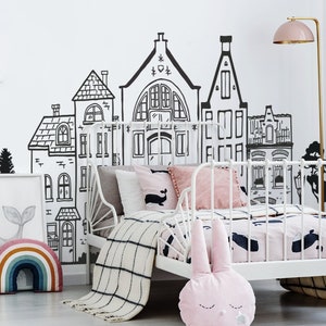 Townhouses Wall Decal