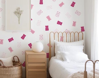 Gummy Bears Wall Decal: Colorful Candy Nursery Decor