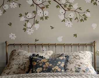 Floral Tree Wall Decal: Nursery & Kids Room Decor