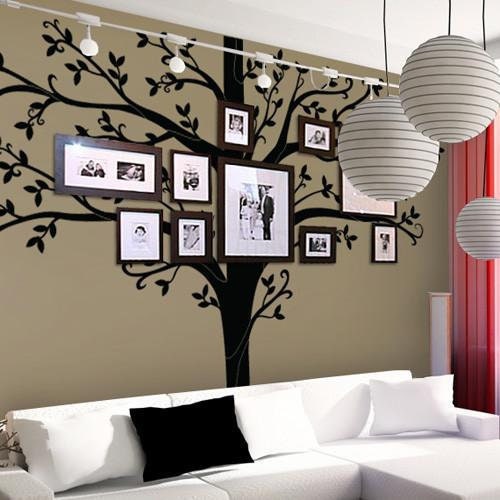 Wall Decal Tall Family Tree Wall Decal Wall Decor Etsy
