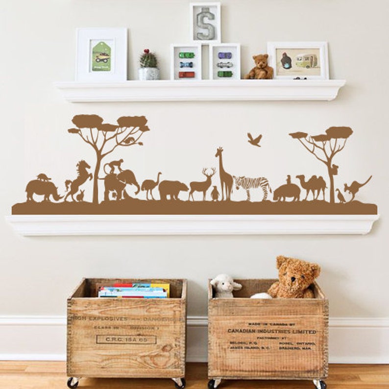 Jungle Zoo Wall Decal image 2