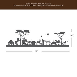 Jungle Zoo Wall Decal image 4