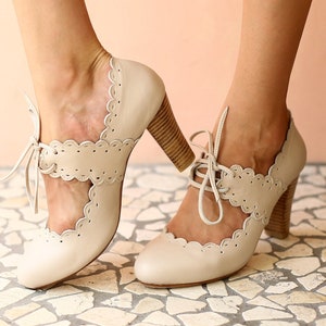 PARADISE BIRD. off white shoes | bridal heels | ivory wedding shoes