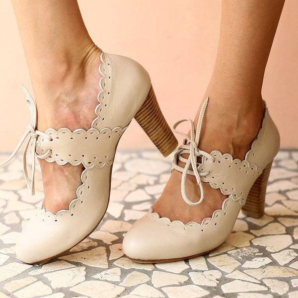 plain ivory wedding shoes