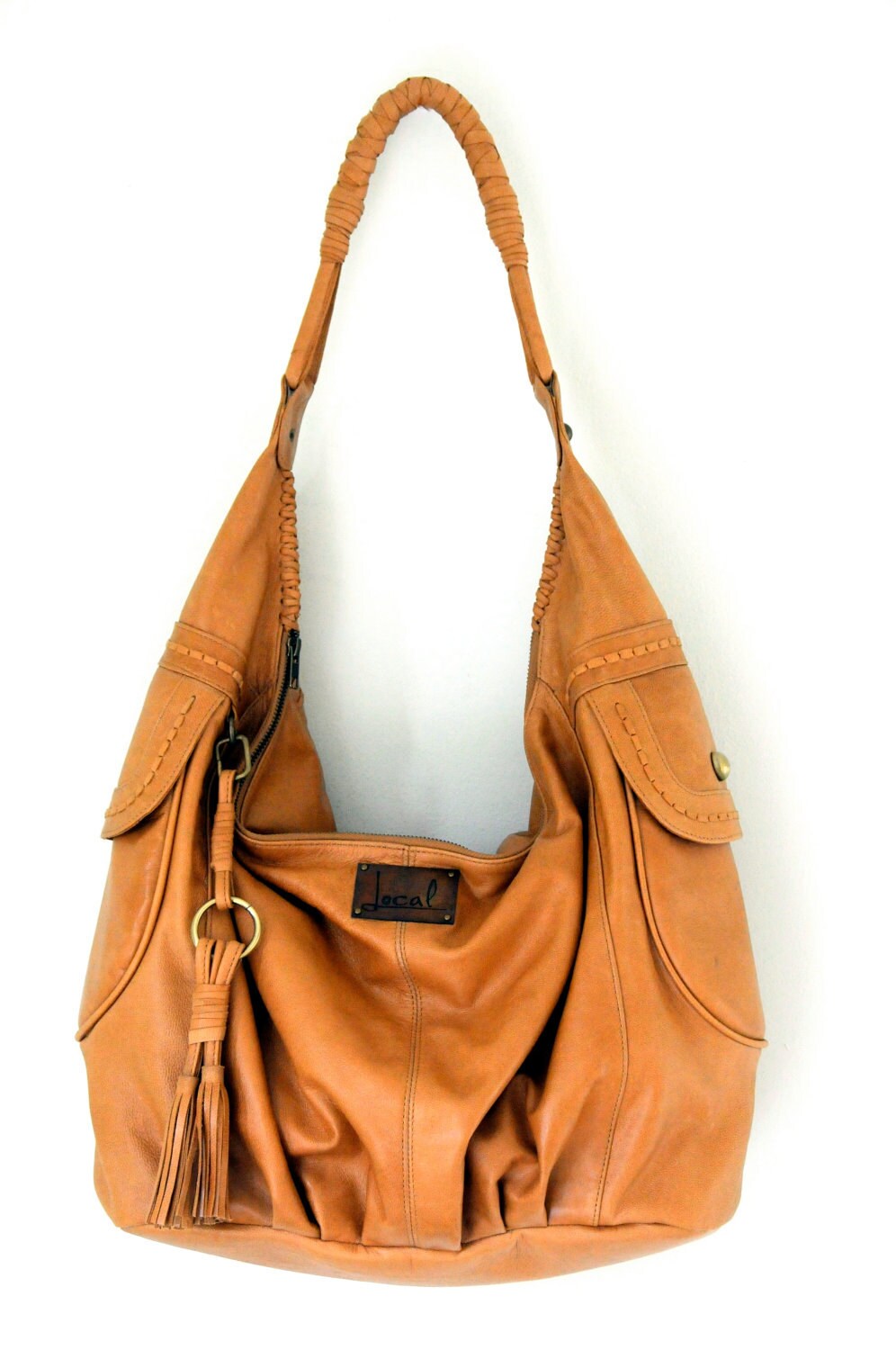 Leather Purse hand tooled by Artrix Leather and Fine Art Koi Etsy