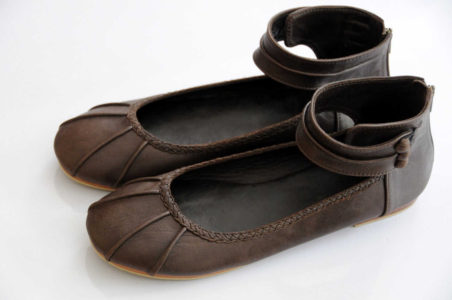 Muse. Ballet flats / Platte schoenen / manchetten / gevlochten - Etsy  Nederland