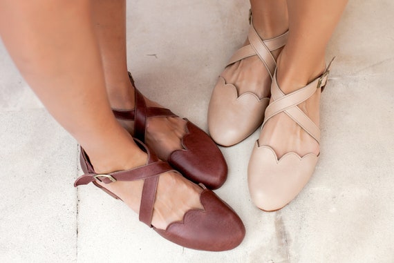 salmon pink loafers