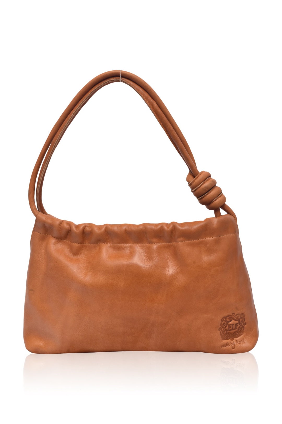ANASTASIA. Tan Leather Shoulder Bag Small Leather Shoulder Bag ...