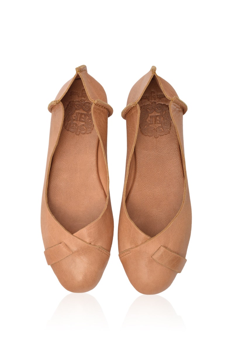 light tan flats