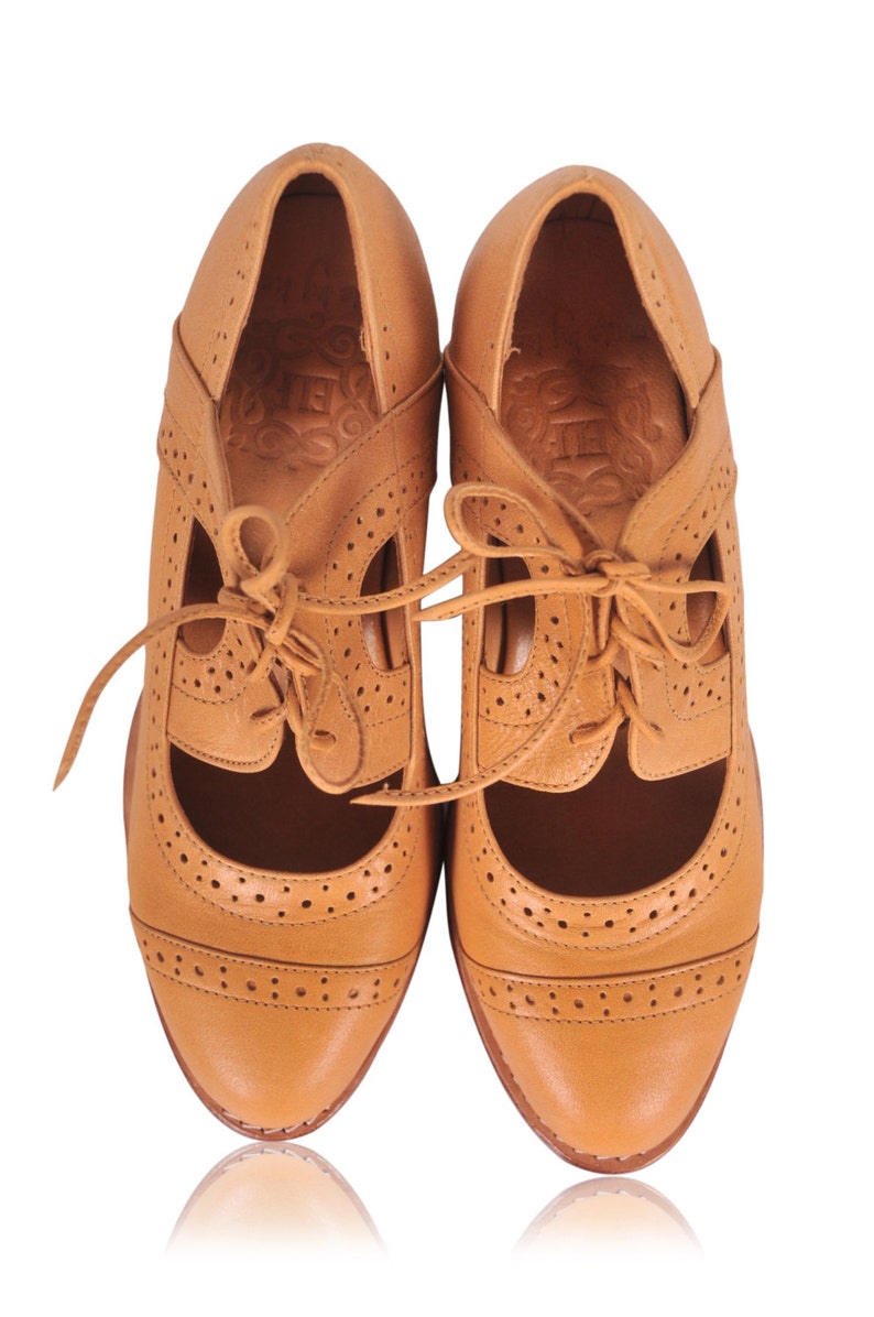 STOCKHOLM. Leather Oxfords / Womens Oxfords / Womens Leather Etsy