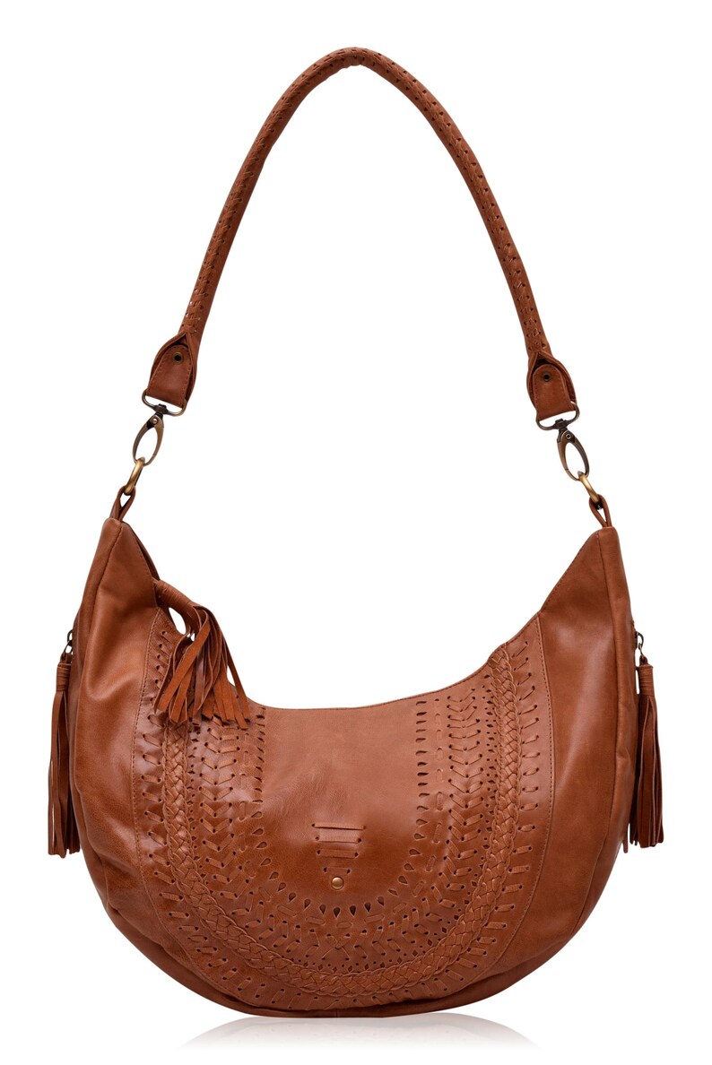 ELYSIAN COAST. Boho Chic Bag / Leather Hobo Bag / Bohemian Bag Etsy