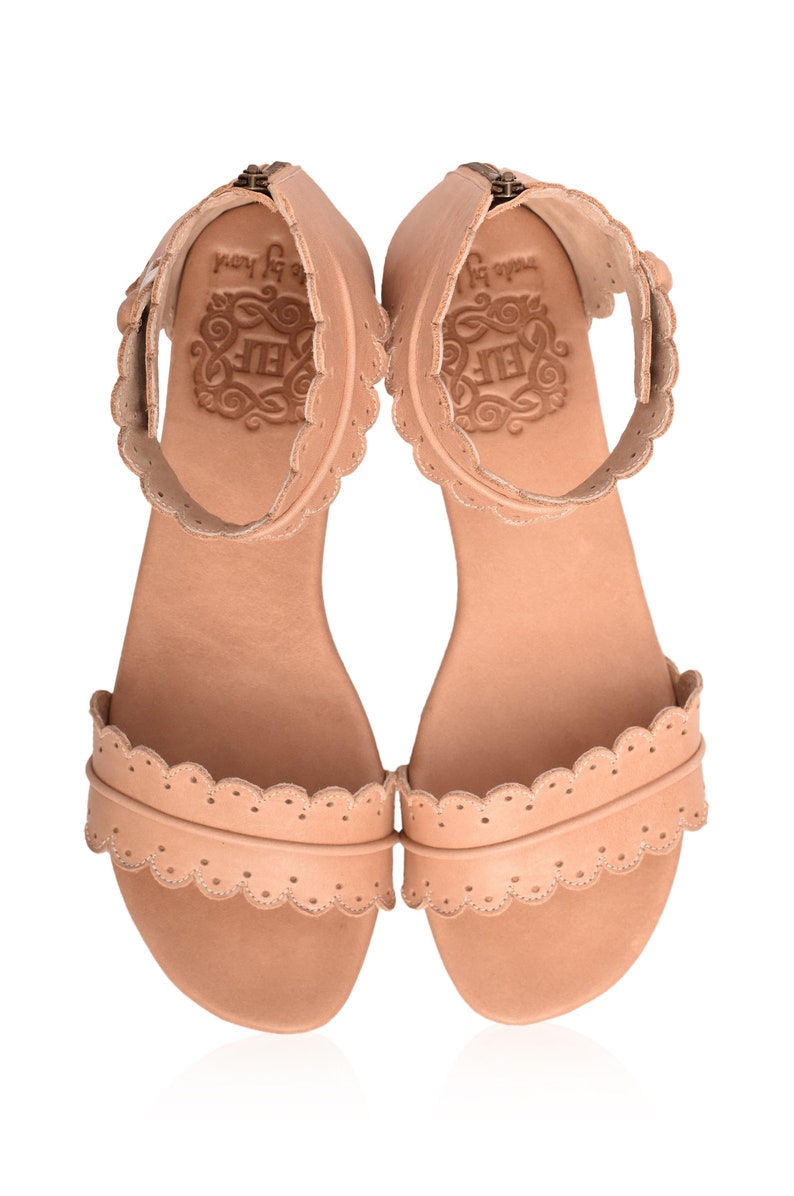 boho leather sandals