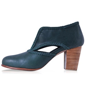 SPIRIT WALKER. low cut shoes / womens boots / heel boots / festival boots. ALL sizes Emerald