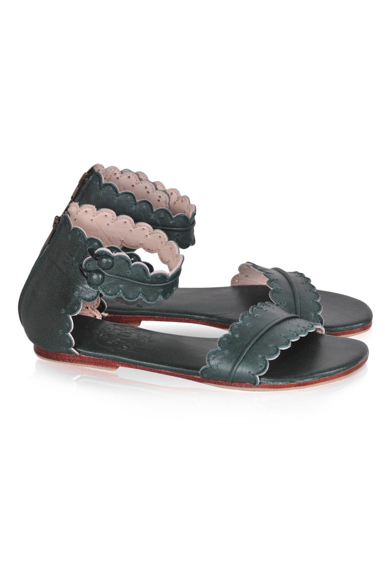 boho flat sandals