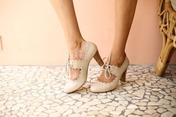 ivory leather shoes for wedding