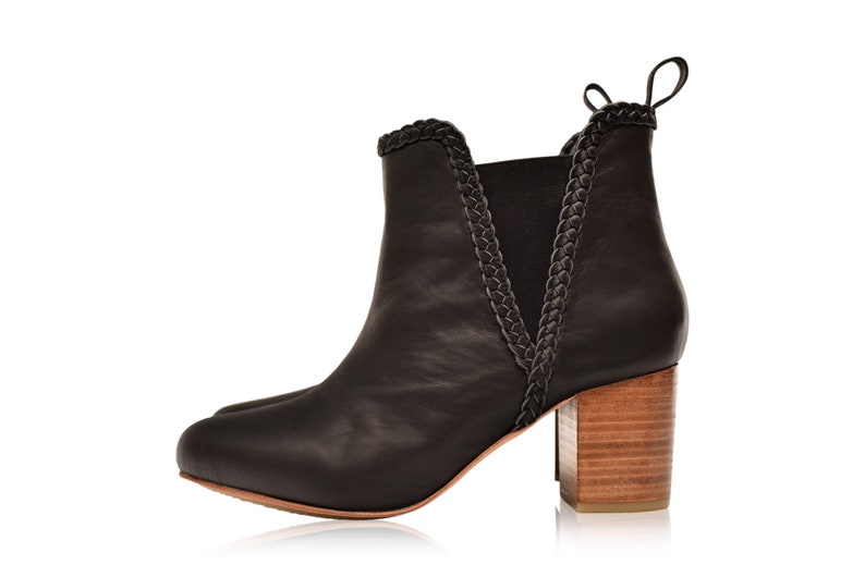 EL PASO. Black boots black leather boots black leather Etsy