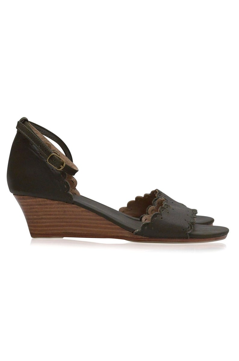 DREAMLAND. Leather Wedges / Women Shoes / Leather Sandals / Etsy