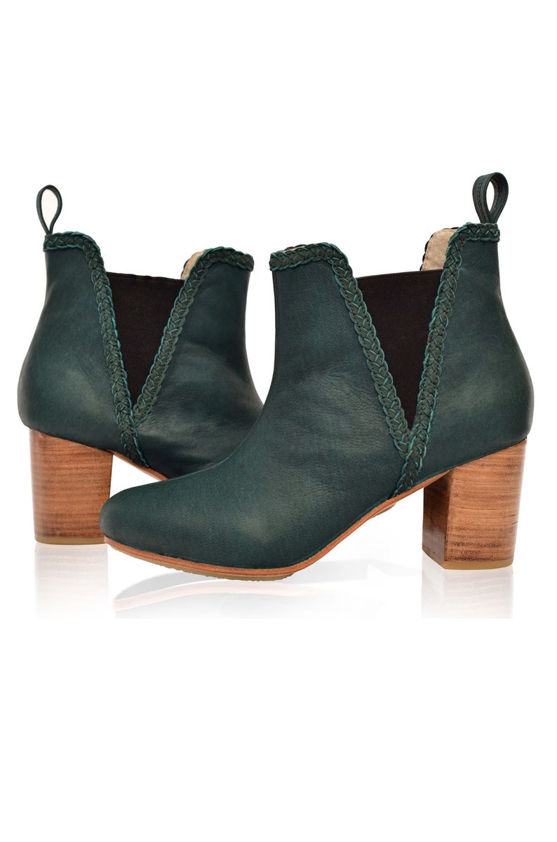 EL PASO. Brown ankle boots / cowboy boots / leather boots / Etsy