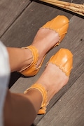LOVE BIRD.  Leather ballet flats | boho wedding sandals | barefoot shoes | leather flat sandals product logo